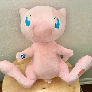New Build A Bear Mew Pokemon Exclusive  14" Plush Retired BAB No Sound